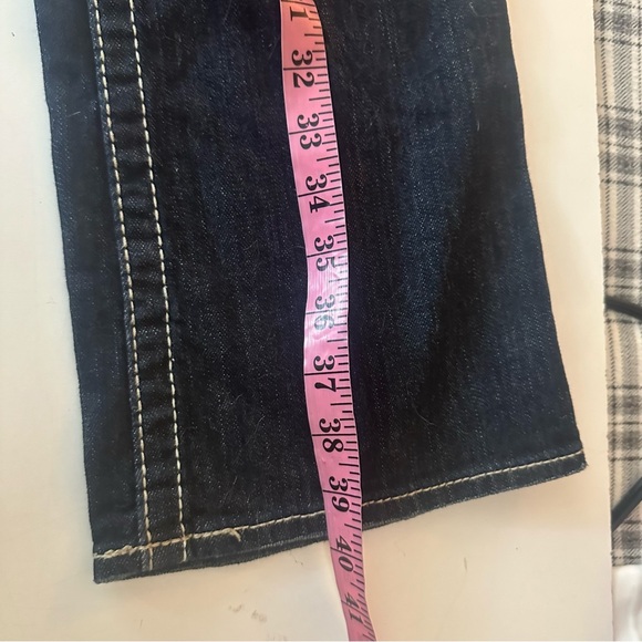 Big Star Darker Wash Y2K Inspired Maddie Boot Embroidered Pockets Jeans Size 25 - Picture 16 of 16